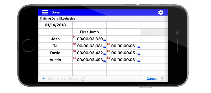 Secounds Count App - Data Sheet